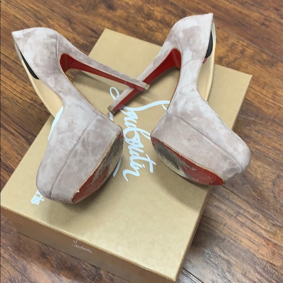 Christian Louboutin Bianca 140 Rose Antique 38.5 - Picture 4 of 8
